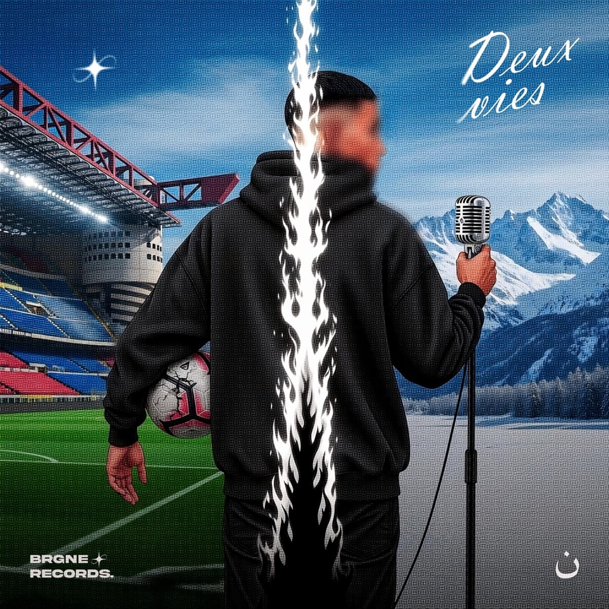 Pochette du single Deux Vies par BRGNE feat. Namak
